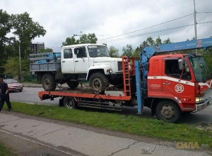 Услуги эвакуатора 243-244, грузовик с краном